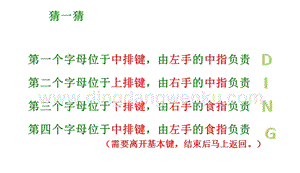浙攝影版三年級下冊信息技術(shù)第5課 體驗下排鍵 課件