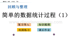 冀教版六年級下冊數學6.3.1簡單的數據統計過程(1)教學課件