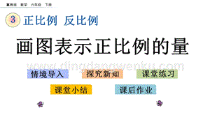 冀教版六年級下冊數學 3.2 畫圖表示正比例的量 教學課件