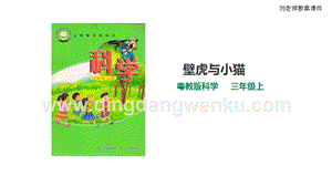 粵教版科學三年級上冊1.3壁虎與小貓（課件