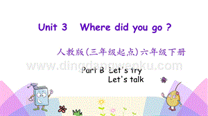人教版PEP六年級下冊英語Unit3PartB第一課時PPT課件