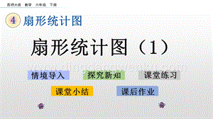 西師大版六年級下冊第四單元4.1扇形統計圖（1）ppt課件.pptx