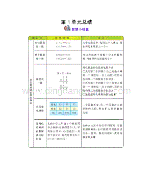 西師大版三年級下冊數學總復習本冊知識清單.docx