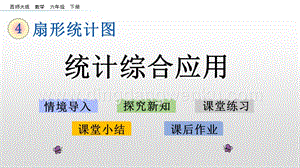 西師大版六年級下冊第四單元4.4統計綜合應用ppt課件.pptx