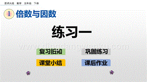 西師大版五年級(jí)下冊(cè)數(shù)學(xué)第一單元1.2 練習(xí)一 ppt課件.pptx