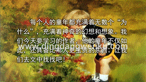 人教部編版五年級下冊語文 23 童年的發(fā)現(xiàn) 精品ppt課件.pptx