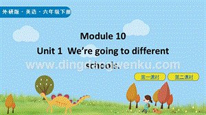 外研版小學英語六年級下冊Module 10 Unit1 ppt課件.pptx