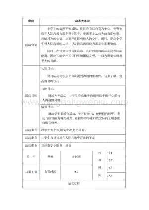 五年級上冊綜合實踐活動教案：5溝通大本營-遼師大版.docx