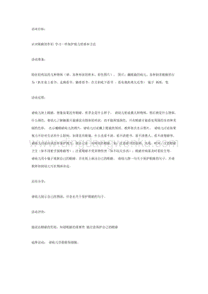 幼兒園中班主題活動教案：明亮的眼睛