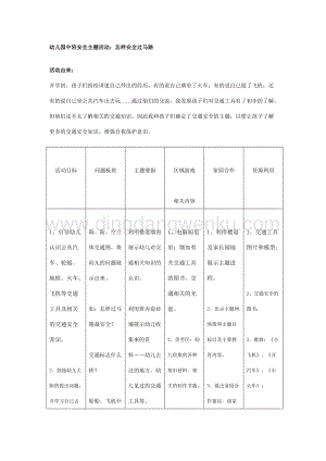 幼兒園中班安全活動：怎樣安全過馬路