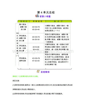 西師大版一年級(jí)下冊(cè)數(shù)學(xué)第四單元 100以?xún)?nèi)的加法和減法（一）