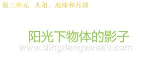 2020版教科版三年級下冊科學3.2陽光下物體的影子教學課件.pptx