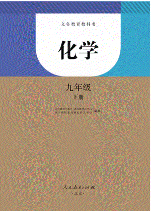 新人教版初中化學九年級下冊電子課本（全冊電子書）.pdf