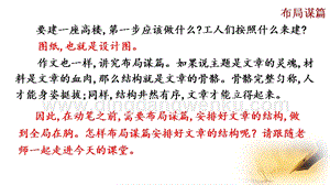 部編版九年級下冊語文寫作布局謀篇 教學課件.ppt