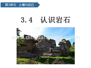 青島版（六三制）三年級上冊科學課件第12課認識巖石(共13張PPT).pptx