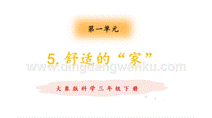 大象版三年級下冊科學1.5舒適的“家” 教學課件.pptx