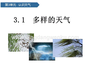 青島版二年級下冊科學第7課多樣的天氣 教學課件.pptx