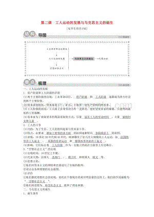 人教版八年級下冊歷史與社會7.2工人運動的發(fā)展與馬克思主義的誕生同步練習(xí)含解析.doc