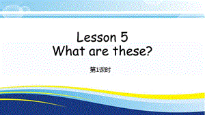 科普版四年級下冊英語Lesson5-1教學課件.pptx