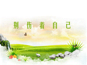 部編版一年級下冊道德與法制《11 別傷著自己》課件2.ppt