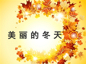 部編版一年級下冊道德與法制《13 美麗的冬天》課件（2）..ppt