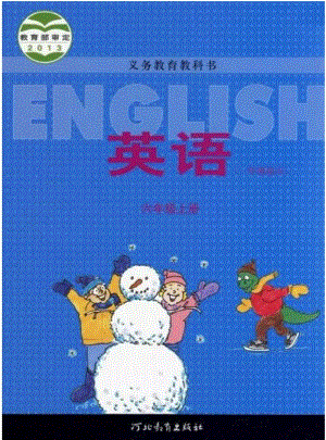 冀教版小學六年級英語上冊電子課本(一年級起點).pdf