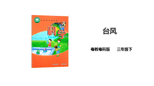 2020新粵教版三年級下冊科學第四單元第23課時《臺風》ppt課件（含教案+視頻+練習）.ppt