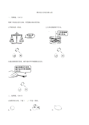 教科版科學一年級下冊期末綜合全練全測A卷（含答案解析）.docx