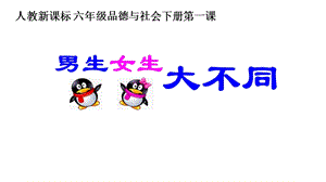 小學心理健康教育男生女生大不同公開課課件（青海姜老師省級優課）.ppt