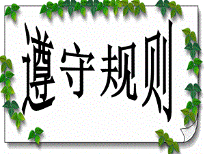 部編版八年級上冊道德與法制3.2《遵守規則》教學課件.ppt