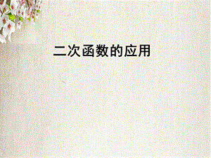 北師大版九年級下冊數(shù)學(xué)2.4.2二次函數(shù)在銷售方面的應(yīng)用-課件-山東部級優(yōu)課.ppt
