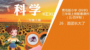 青島版三年級上冊科學26.面團長大了教學課件2.pptx