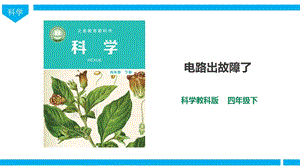 教科版四年級(jí)下冊(cè)科學(xué)2.4《電路出故障了》課件（28張PPT）.ppt