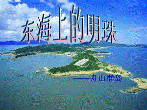 浙教版小學人·自然·社會五年級第25課 東海上的明珠（43張ppt）.ppt