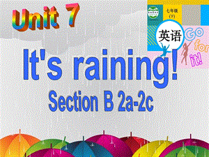人教版七年級(jí)下冊(cè)英語(yǔ)Unit 7《It’s raining!》Section B 2a—2c課件（河北部級(jí)優(yōu)課）.ppt