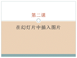 新世紀版四年級下冊信息技術第2課在幻燈片中插入圖片第二課時 課件.pptx