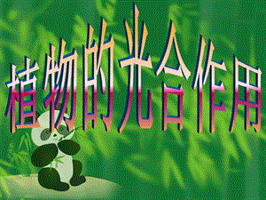蘇科版七年級(jí)上冊(cè)生物3.4.1《植物的光合作用》課件（江蘇市級(jí)優(yōu)課）.ppt