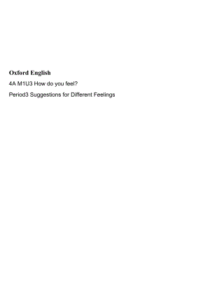 牛津上海版四年級上冊英語Module1Unit3教案.docx