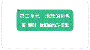 2021新版教科版版六年級(jí)上冊(cè)科學(xué)2.1 我們的地球模型-課件（教學(xué)）.pptx