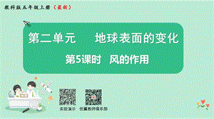 教科版五年級上冊科學2.5風的作用 課件（13張PPT）.pptx