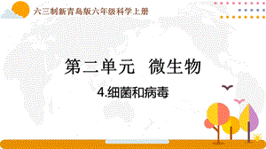 青島版六年級上冊科學2.4細菌和病毒課件（新版）.pptx