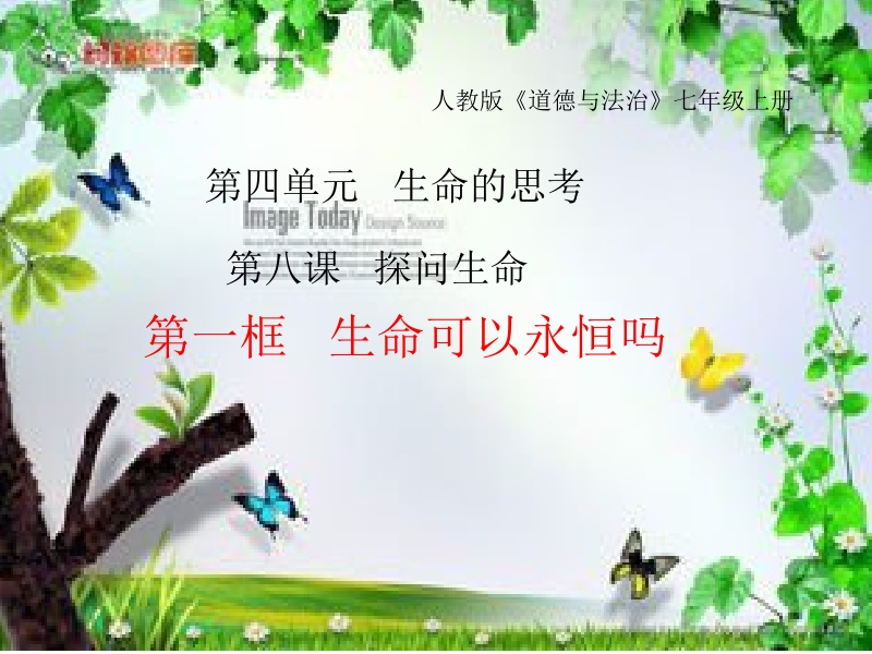 人教部編版七上道德與法治8.1生命可以永恒嗎課件+教案（遼寧市級獲獎課）.rar