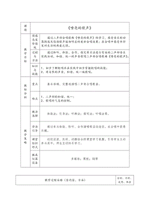人音版三下音樂(lè)嘹亮歌聲教案（萬(wàn)老師公開課教學(xué)設(shè)計(jì)）.doc