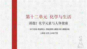 人教版九下化學第十一章課題2-化學元素與人體健康課件.pptx