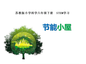2022新蘇教版六年級(jí)下冊(cè)科學(xué)STEM學(xué)習(xí)：節(jié)能小屋-課件（教學(xué)）.pptx