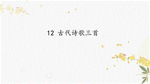 人教部編版（54制）六年級下冊語文12古代詩歌三首教學課件.pptx