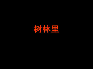桂美版三年級下冊美術樹林里課件.ppt