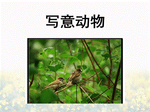 桂美版五年級上冊美術《寫意動物》課件.ppt