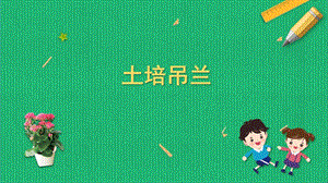 蘇科版六年級上冊勞動與技術05《土培吊蘭》課件.pptx