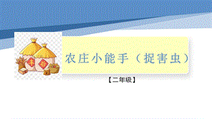 小學(xué)勞動與技術(shù)二年級-農(nóng)莊小能手（捉害蟲）（課件）.pptx